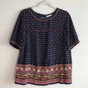 Anthropologie Holding Horses woven blouse